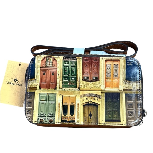 NEW WITH TAGS Patricia Nash Crossbody Doorways to Italy l “Alessa” - Picture 3 of 12